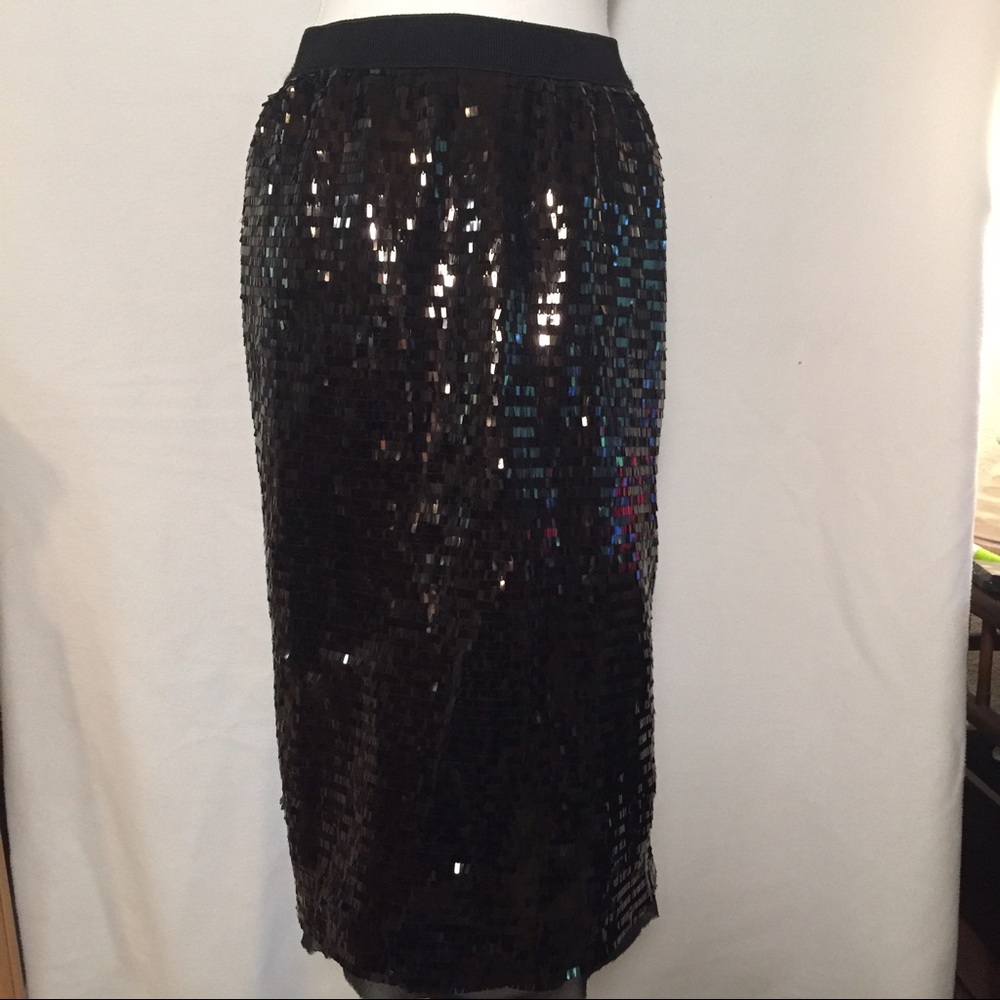 WhoWhatWear Womens Sequined Skirt, Size XS, NWT